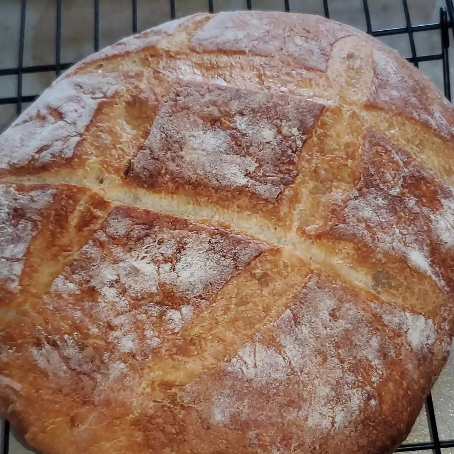 Unbelievably Easy No-Knead Bread Recipe: Crispy