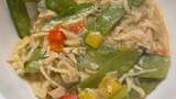 Supreme Green Curry Chicken Ramen: Indulgent and Creamy!