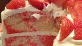 Unbelievably Delicious Strawberry Marble Cake!
