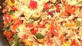 Flavorful Rice Delight: Sweet Bell Pepper Sensation!