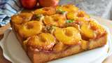 Deliciously Sweet Peach Upside-Down Cake: A Taste of