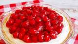 Easy and Delicious No-Bake Cherry Cheese Pie!