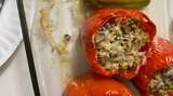 Deliciously Stuffed Cubanelle Peppers!