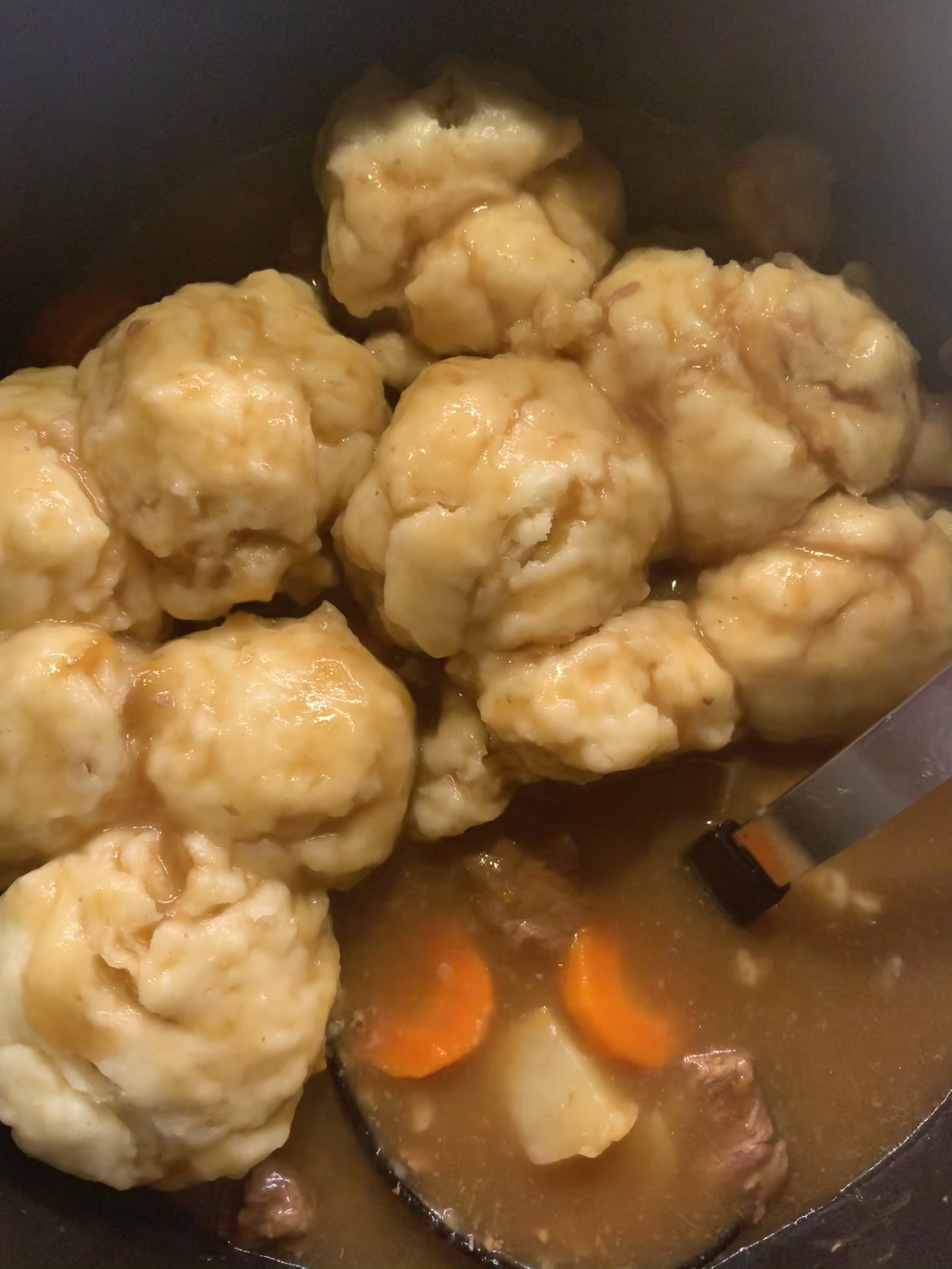 Irresistible Beef Stew: Mouthwatering Dumplings
