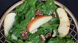 Crispy Apple Spinach Salad Recipe
