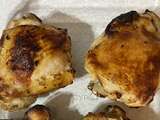 Sizzling Air Fryer Keto Lemon-Garlic Chicken Thighs