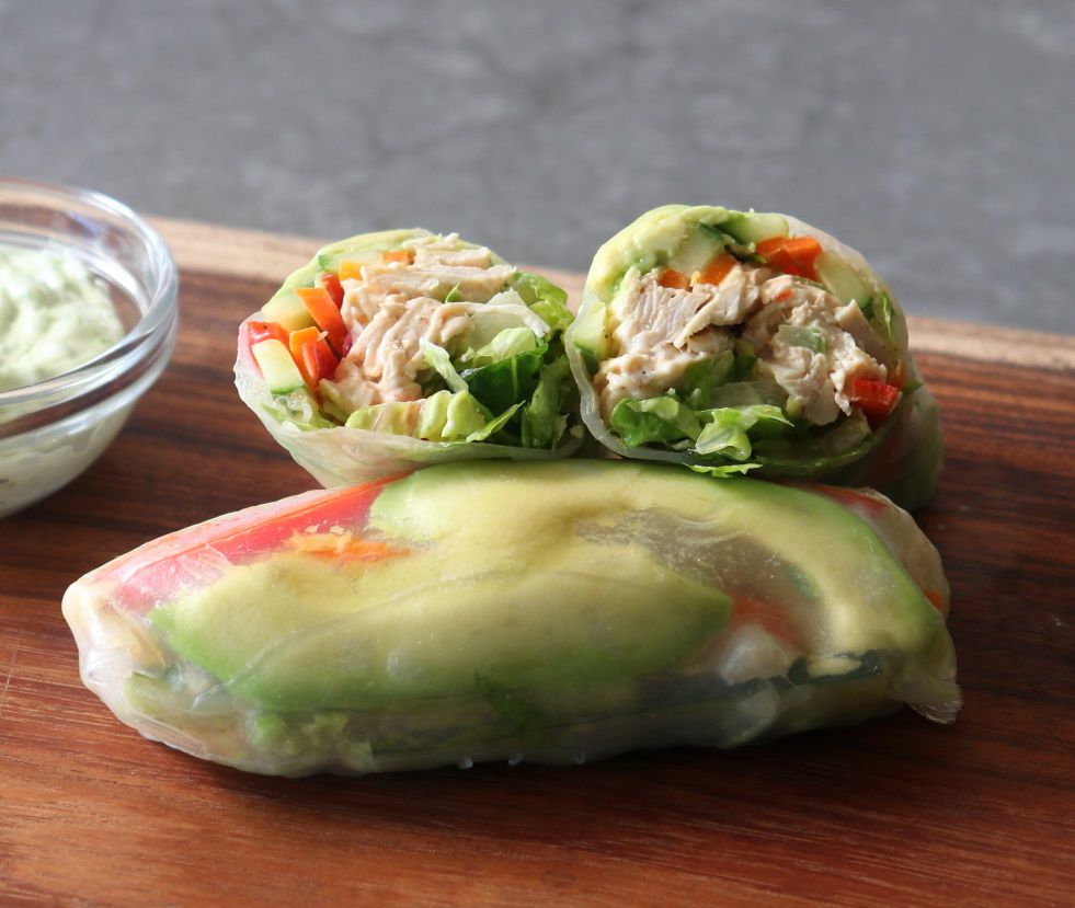 Chicken Salad Summer Rolls: Chef John’s Fresh Twist